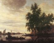 The Ferry Boat - 萨洛蒙·凡·雷斯达尔